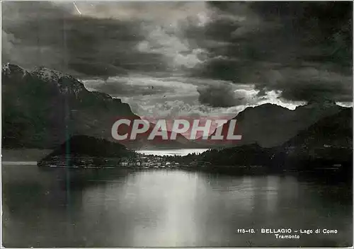 Cartes postales moderne Bellagio Lago di Como Tramonto