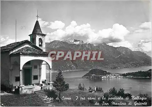 Cartes postales moderne Penisola di Bellagio di S. Martino di Griante Lago di Como
