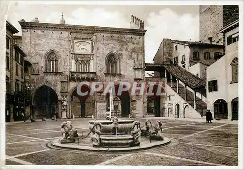 Cartes postales moderne Bergamo Alta - Antica Fontana