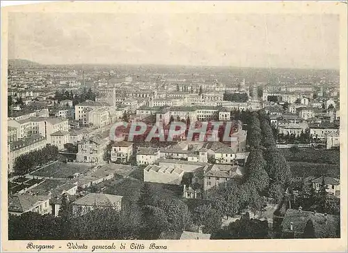 Cartes postales moderne Bergamo Veduta Generale di Citta Bassa