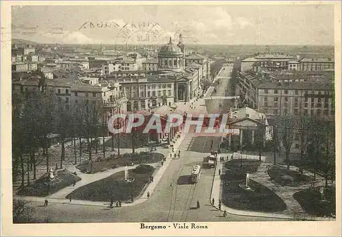 Moderne Karte Bergamo Viale Roma