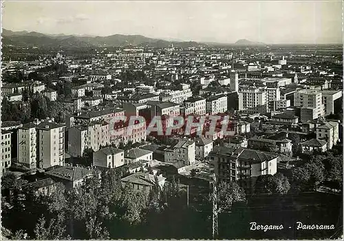 Moderne Karte Bergamo Panorama