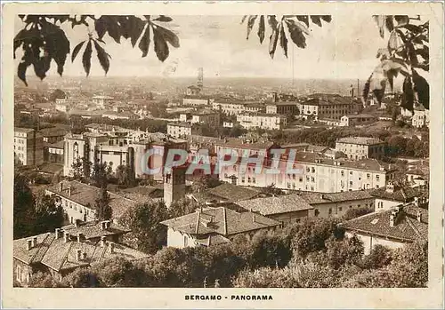 Moderne Karte Bergamo Panorama