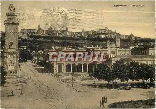 Moderne Karte Bergamo Panorama