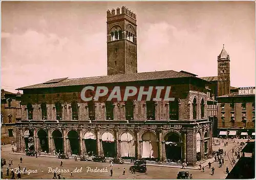 Moderne Karte Bologna Palazzo del Podesta