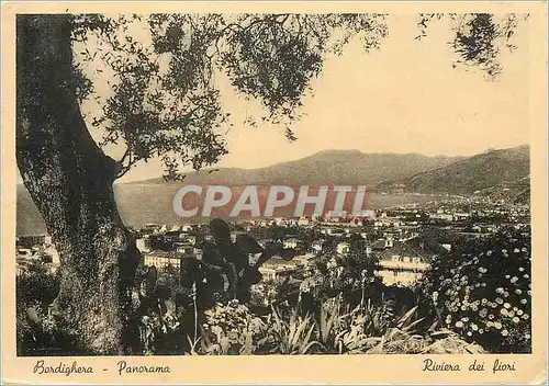 Cartes postales moderne Bordighera Panorama Riviera dei Fiori