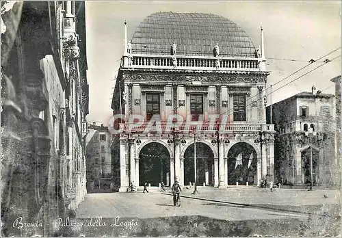 Moderne Karte Brescia Palazzo della Loggia