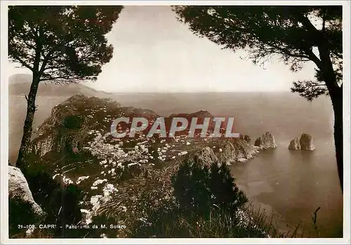 Cartes postales moderne Capri Panorama da M. Solaro