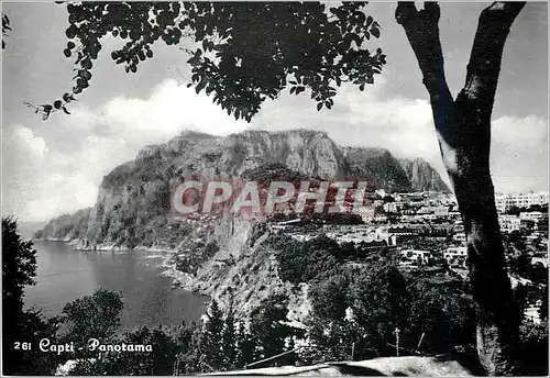 Moderne Karte Capri Panorama