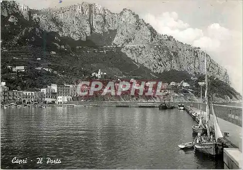 Moderne Karte Capri Il Porto