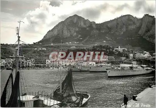 Moderne Karte Capri Il Porto