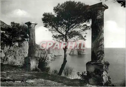 Moderne Karte Capri I Faraglioni