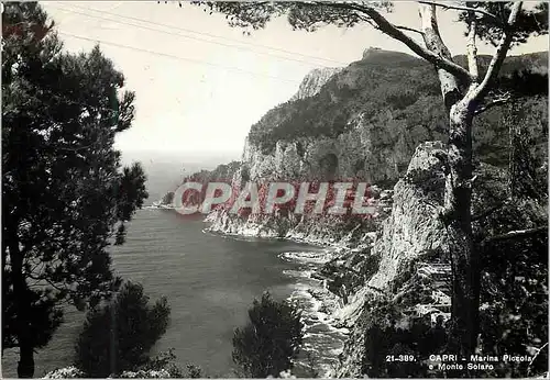 Cartes postales moderne Capri Marina Piccola e Monte Solaro