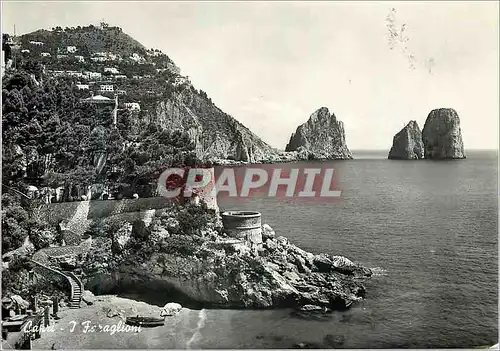 Moderne Karte Capri I. Faraglioni