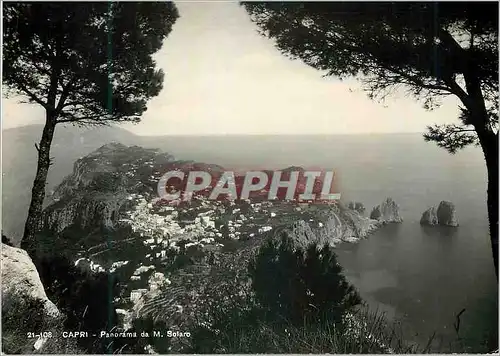 Cartes postales moderne Capri Panorama da M. Solaro