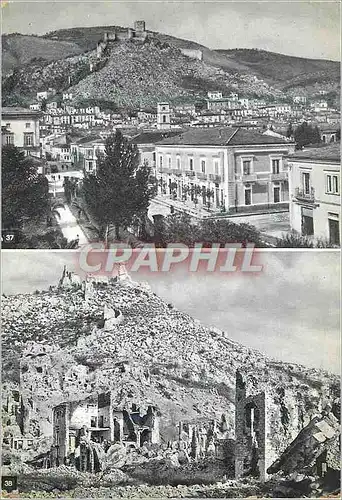 Cartes postales moderne Cassino Frosinone Prima e dopo 1943