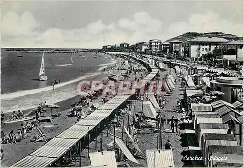 Moderne Karte Cattolica Spiaggia Rimini