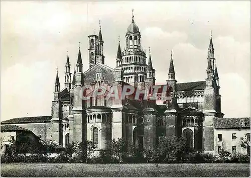 Moderne Karte Certosa di Pavia Parte Posterioze della Chiesa