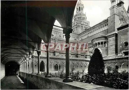 Moderne Karte Certosa di Pavia Veduta Chiostro Piccolo