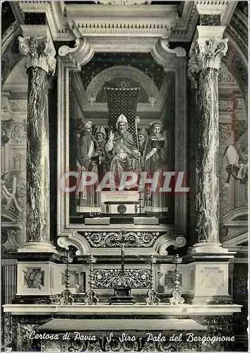 Cartes postales moderne Certosa di Pavia S.Siro Pala del Bergognone