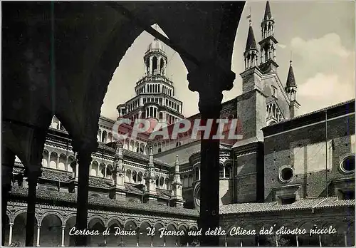 Cartes postales moderne Certosa di Pavia Il fianco sud della Chiesa