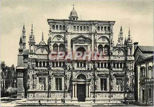 Cartes postales moderne Certosa di Pavia Facciata della Chiesa