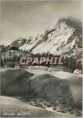 Cartes postales moderne Cervinia Aoste Winter