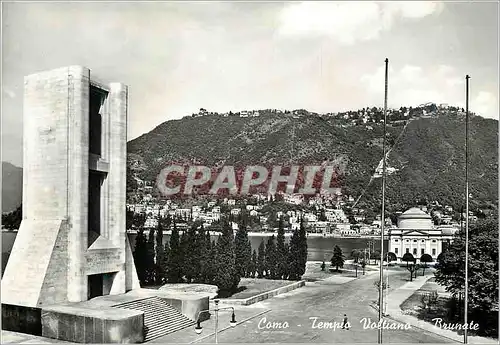 Moderne Karte Como Tempio Voltiano-Brunate