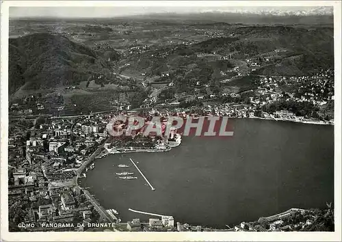 Moderne Karte Como Panorama da Brunate