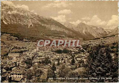 Cartes postales moderne Cortina Belluno Tofane e Col Rosa