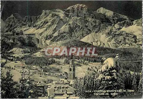 Cartes postales moderne Cortina Belluno Le Tofane