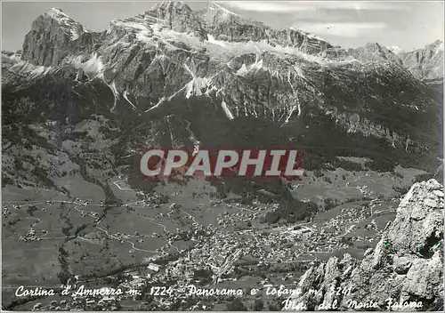 Cartes postales moderne Cortina Belluno Panorama e Tofane