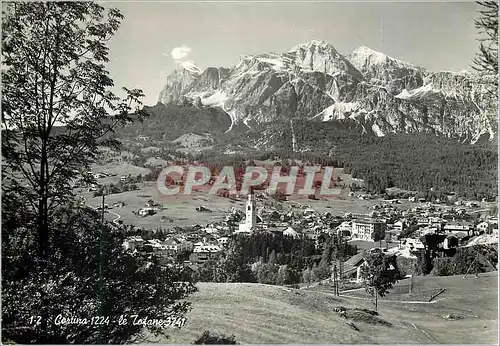 Moderne Karte Cortina Le Tofane