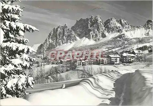 Moderne Karte Cortina Belluno Pomagagnon