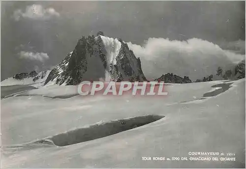 Cartes postales moderne Courmayeur Aoste Dal Ghiacciaio del Gigante