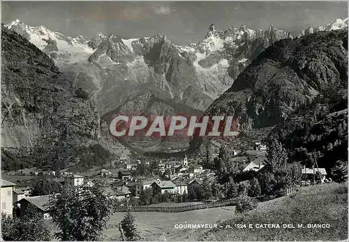 Cartes postales moderne Courmayeur Aoste Catena del M. Bianco