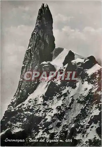 Cartes postales moderne Courmayeur Aoste Dente del Gigante