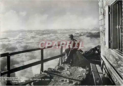 Cartes postales moderne Courmayeur Aoste Il Rifugio Torino al Colle del Gigante