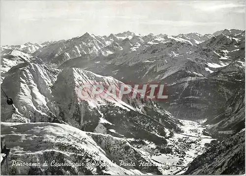 Cartes postales moderne Courmayeur Aoste Panorama Punta Helbrenner