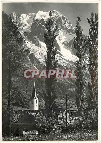 Cartes postales moderne Courmayeur Aoste Entreves e Grandes Jorasses