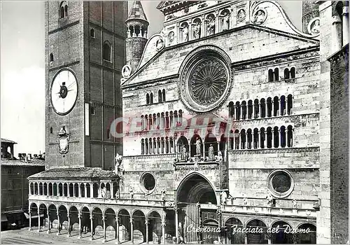 Cartes postales moderne Cremona Facciata del Duomo