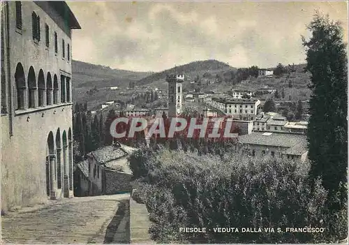 Cartes postales moderne Fiesole Firenze Via S. Francesco