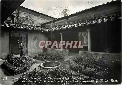 Cartes postales moderne Fiesole Firenze S.Francesco Chiostrino della Sacrestia
