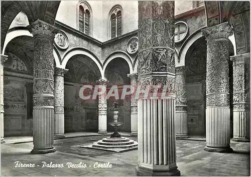 Cartes postales moderne Firenze Palazzio Vecchio Cortile