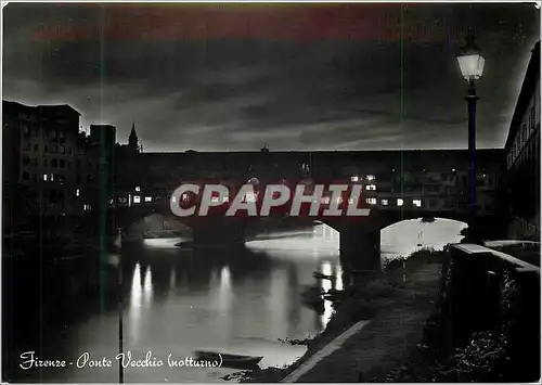 Cartes postales moderne Firenze Ponte Vecchio Notturno