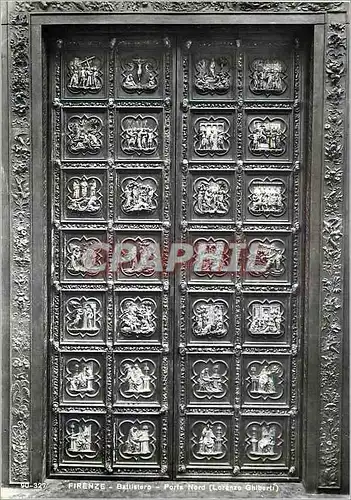 Cartes postales moderne Firenze Battistero Porta Nord