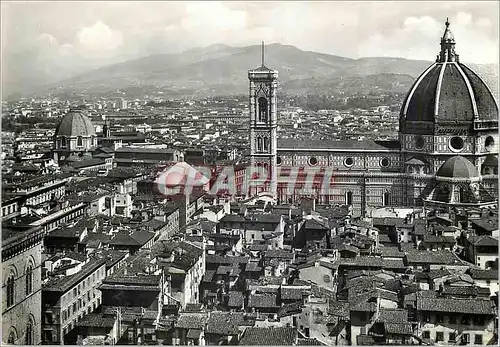 Moderne Karte Firenze Con Campanile di Giotto e Cupola