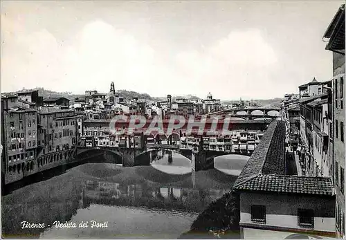 Cartes postales moderne Firenze Veduta dei Ponti