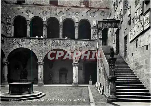 Cartes postales moderne Firenze Museo Nazionale Cortile e Scala Bargello