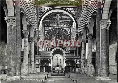 Cartes postales moderne Firenze Basilica di S. Miniato Internal
